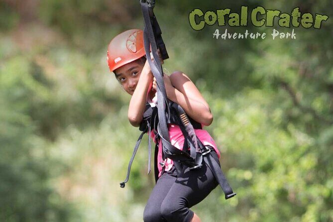 3 Zipline Adventure at Coral Crater with Optional Waikiki Shuttle - Kids, tandems, and weight limits: what “40–60 lbs” means for families