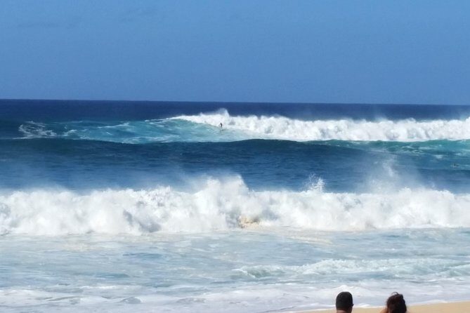 6-Hour Private Customized Luxury Convertible Tour of Oahu's North Shore - Stop 3: Waimea Bay for calm water swims or serious surf