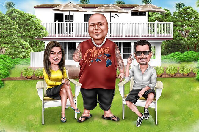 Afternoon at McGarret - Hawaii 5-0 TV Tour - McGarrett’s House lunch and the Cousin Flippa moment