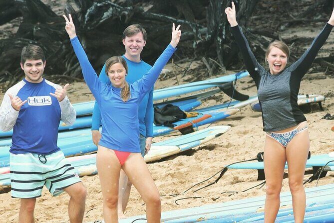 Beginner Surf Lesson at North Shore Haleiwa, Oahu - Private for your group: instructor attention without the crowd pressure