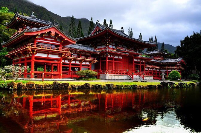 Byodo In Temple, Waimea Botanical Garden-Waterfall: Includes Fees - Key things I’d circle on your map