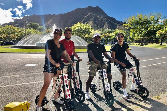 Electric Bike Ride & Diamond Head Hike Tour - Entering Diamond Head State Monument: what the climb is like