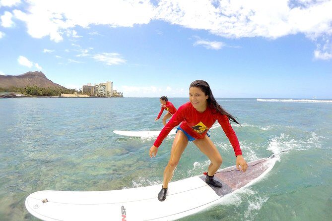 Exclusive Group Surfing Lesson with Waikiki Courtesy Shuttle - Getting picked up in Waikiki: the yellow bus plan that keeps things easy