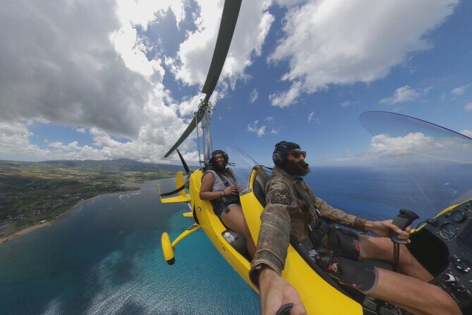 Hawaii Private Gyroplane Flights Over Oahu’s North Shore - Inside the Cockpit: Headsets, Instruction, and Taking the Controls