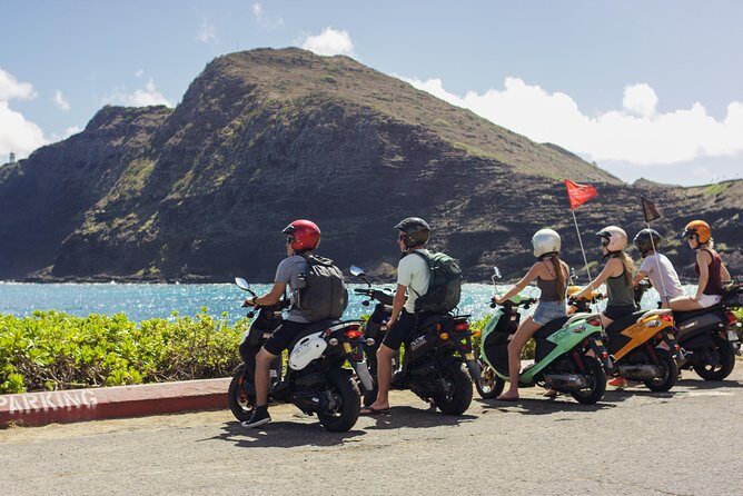 Hawaiian Style Moped Rental for the Day - A Day on Your Schedule: From 8:30 Pickup to 5:00 Return