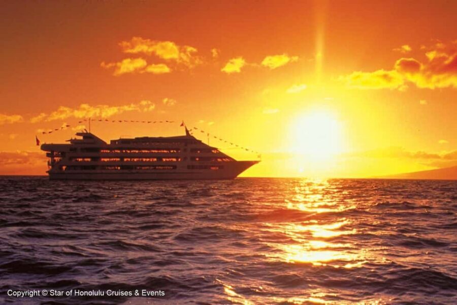 Honolulu: Sunset 5 Course Dinner Cruise with Entertainment - From Waikiki to Diamond Head: the sunset cruise setup that actually works