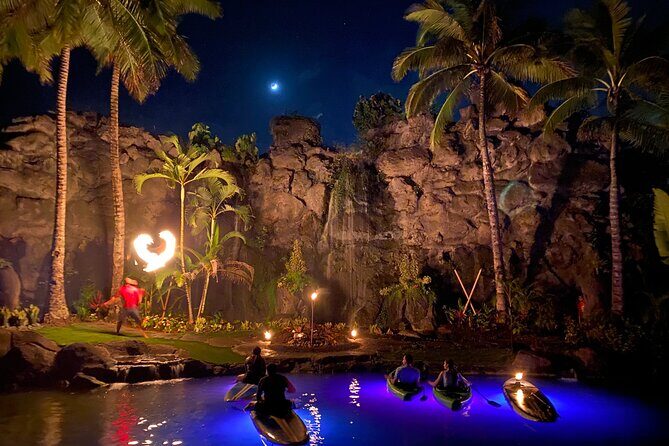 Lunar Legends Night Stand up Paddle Kayak Water Experience - The 90-minute flow: how the cultural stories connect island to island