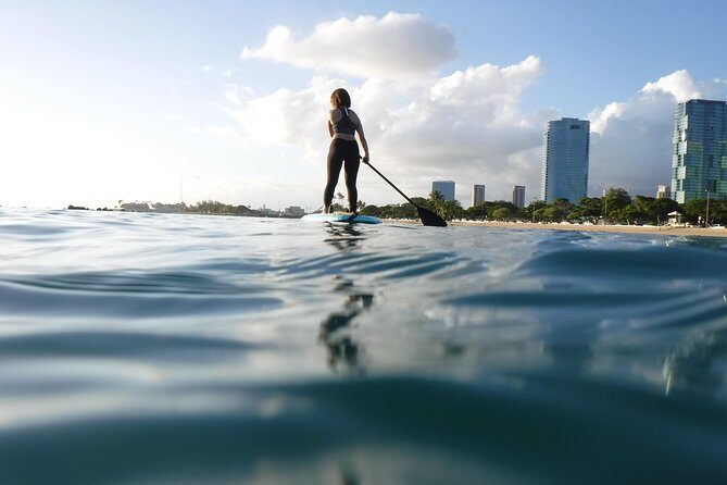 Magic Island Honolulu Stand Up Paddling - The coaching style that builds confidence fast (Kelsey and Kristin mentioned)