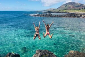 Mahina Hawaii Full Day Adventure - East-side sea cliffs and caves: Crouching Lion and Portlock