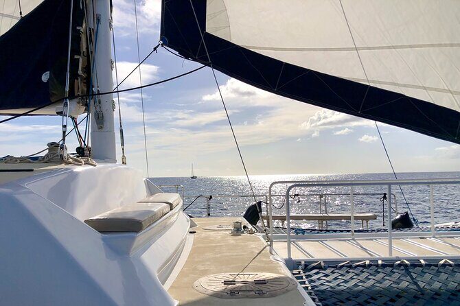 Moana’s Swim’n’Sail Cocktail Cruise Along the Waikiki Coast - The sail out: leaving Waikiki, keeping the views