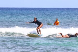 North Shore Surfing Lessons Oahu Hawaii - Chun’s Reef and Pua’ena Point: surfing spots that keep the day simple