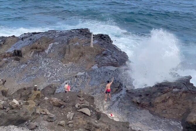 Oahu Allstar Circle Island Tour: Dole, Turtles, Blowhole, Fun - North Shore Bites: Shrimp Stands, Fruit Stops, Sunset Beach, and Waimea Bay