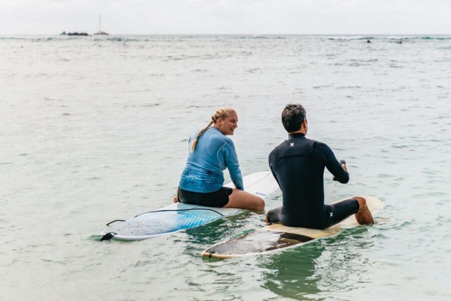 Oahu: Beginner-Friendly Waikiki Beach Surfing Lesson - The 2-hour flow: land practice, then about 70 minutes in the waves