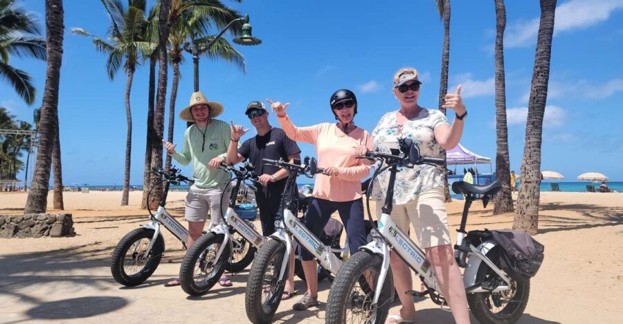 Oahu: Diamond Head E-bike Scenic Ride - Meeting Up Inside Kuhio Village Tower (and Getting Ready Fast)