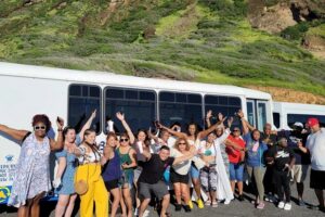 Oahu Guided Circle Island Tour, Swim w/ Turtles, Dole, Blowhole - Halona Blowhole and Eternity Beach: Volcanic Theater by the Sea