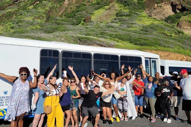 Oahu Guided Circle Island Tour, Swim w/ Turtles, Dole, Blowhole - Halona Blowhole and Eternity Beach: Volcanic Theater by the Sea