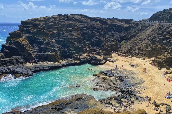 Oahu Island Experience feat the North Shore (Small Group Tour) - Halona Blowhole and Halona Cove: the Pacific does the work
