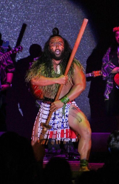 Oahu: Ka Moana Luau Dinner and Show at Aloha Tower - The show: wayfinding across Polynesia and the Sword of Fire