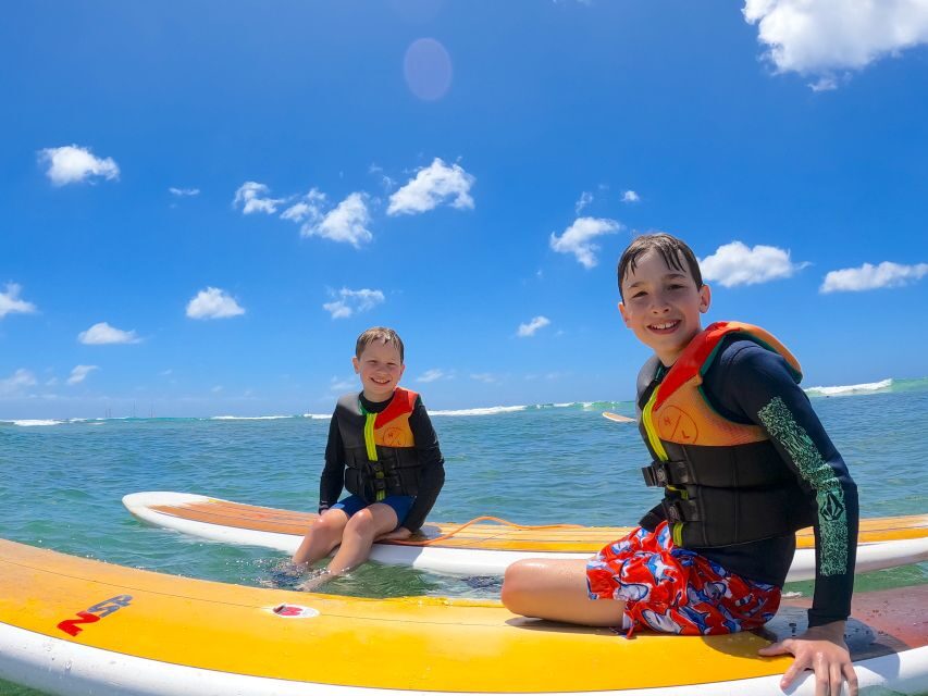 Oahu: Kids Surfing Lesson in Waikiki Beach (up to 12) - What it feels like to watch: relaxed for you, focused for them