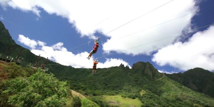 Oahu: Kualoa Jurassic Valley Zipline Tour - Flying Over Jurassic Valley on Kualoa Ranch
