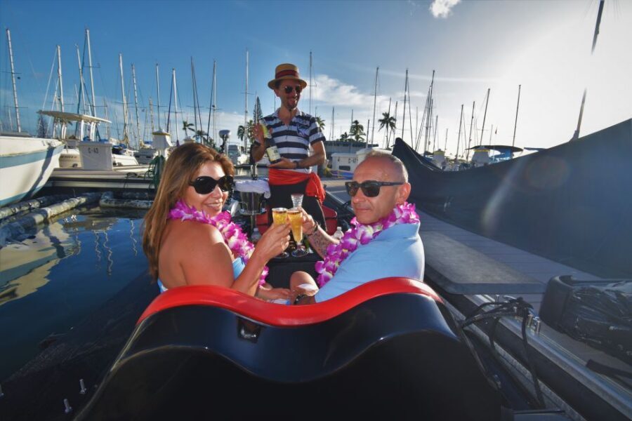 Oahu: Luxury Gondola Cruise with Drinks and Pastries - The snacks, drinks, and lei are part of the value, not filler