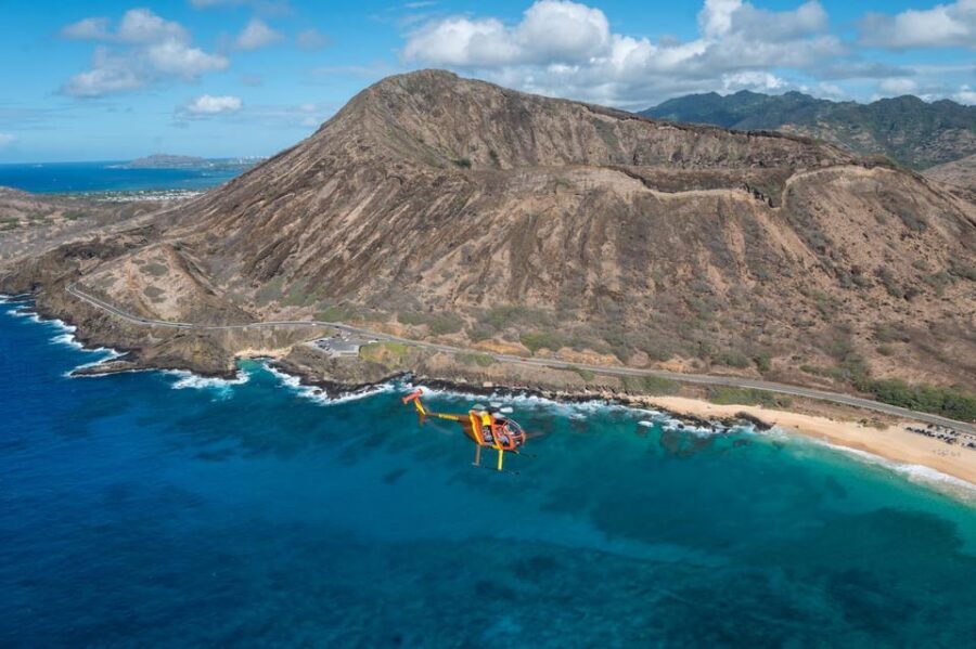 Oahu: Magnum P.I. Doors-Off Helicopter Tour - Magnum Headquarters: hangar access plus the green-screen Ferrari video moment