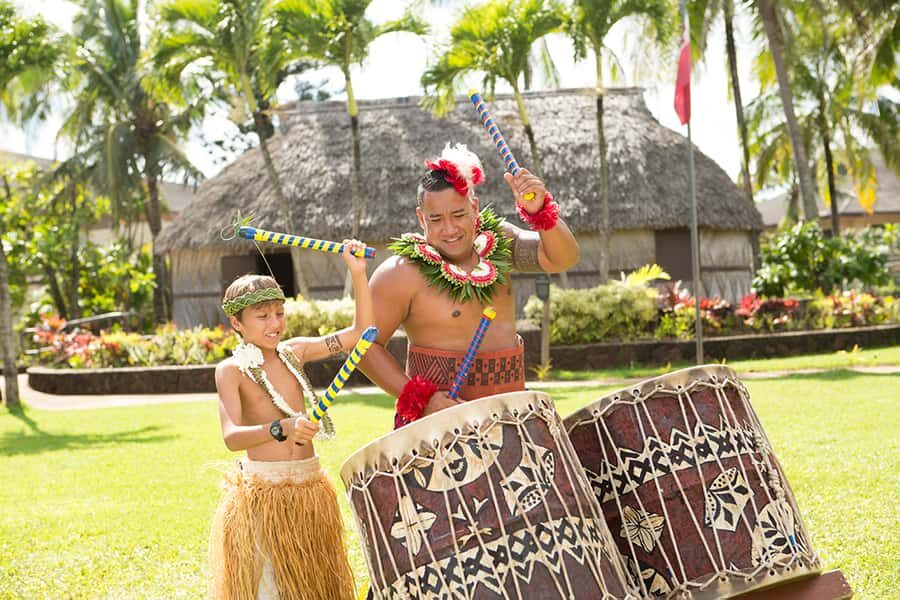 Oahu: Polynesian Cultural Center Island Villages Ticket - Island of Tonga: dancing without standing, outrigger canoe time, and Tongan games