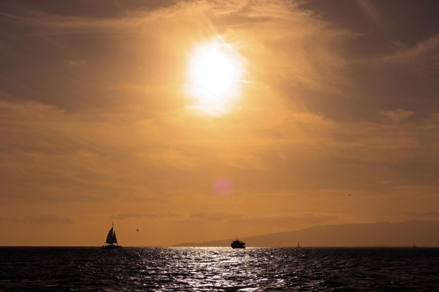 Oahu: Waikiki BYOB Sunset Cruise - Diamond Head and Waikiki from the water: why the views matter
