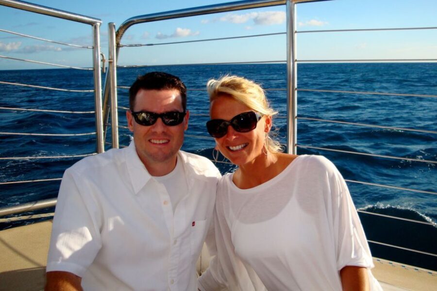Oahu: Waikiki Snorkel and Sailing Trip with Lunch - Getting on Board at Kewalo Basin (Slip F28, Honu Lani)