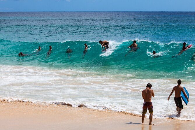 Oahu's Ultimate Grand Circle Island Tour with Snorkeling and More - Haleiwa Beach Park snorkeling at Puena Point: equipment included, conditions not guaranteed