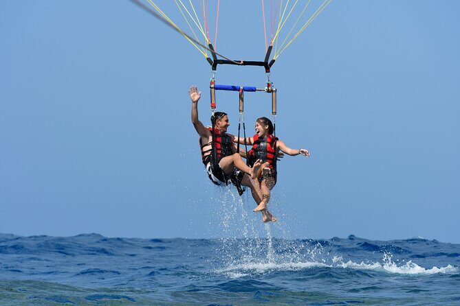 Parasailing on Maunalua Bay- Oahu's off Waikiki Playground - 90 minutes that actually fit a vacation day