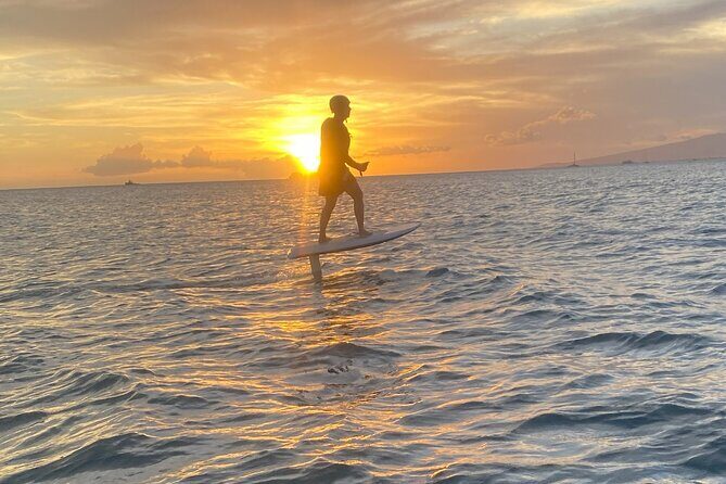 Premium eFoil Lesson near Waikiki - Starting in Kailua: The Easy Part of Getting Ready