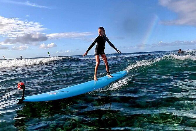 Private 1-on-1 Surf Lesson with Videos and Photos - Diamond Head, Waikiki, and the Honolulu Surf Day Rhythm