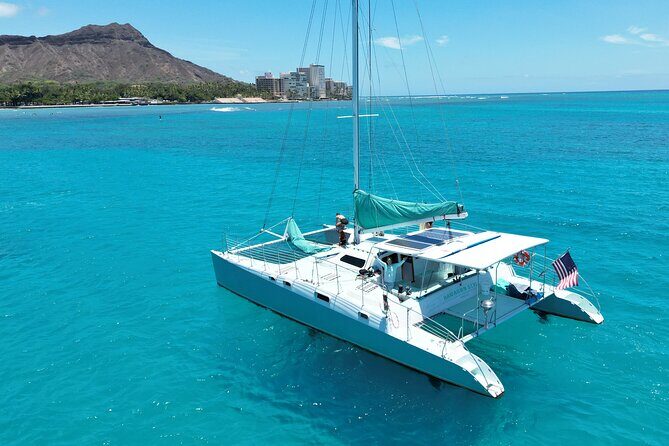 Private Catamaran Charter in Waikiki (1-6 Guests) - Diamond Head State Monument: the stop that frames the whole trip