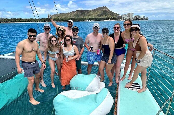 Private Catamaran Charter in Waikiki (1-6 Guests) - Onboard comfort: Bluetooth music, coolers, and the small details