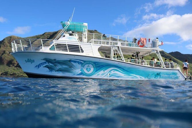 Private Dolphin Swim with Slide for up to 15 Passengers - Inside the 55-Foot Power Boat: Comfort, Space, and Sound