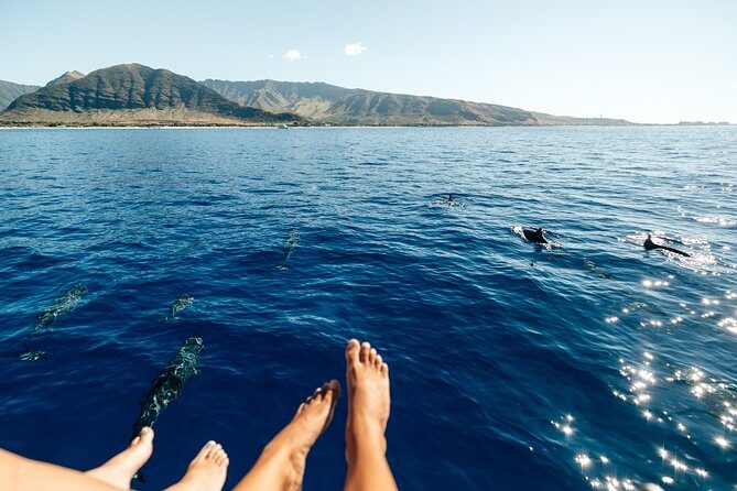 Private Oahu Sunset Charter with Tasting and Drinks - Sunset Channel anchoring: the foot-dip moment and the sky shift