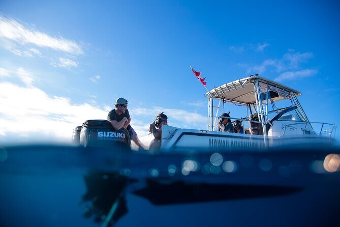 Private Shark Dive, Oahu, Hawaii (6 Guest) - How the safety team keeps the water under control