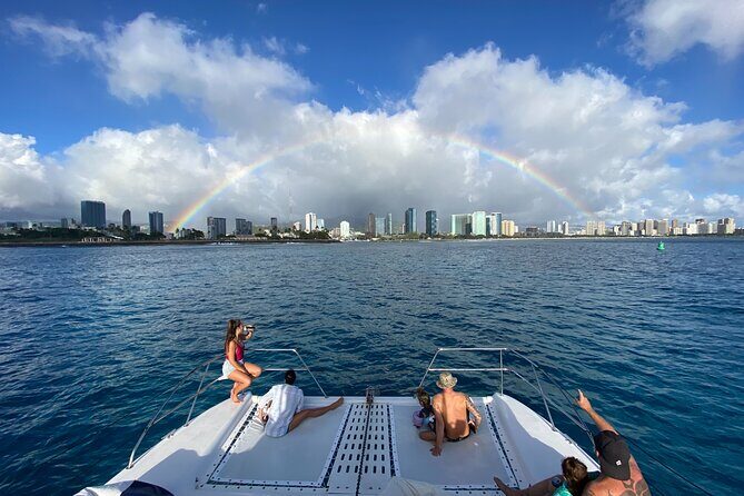 Private Sunset Catamaran Cruise in Waikiki - How the Sunset Portion Really Works (Bluetooth, cooler, and calmer crowds)