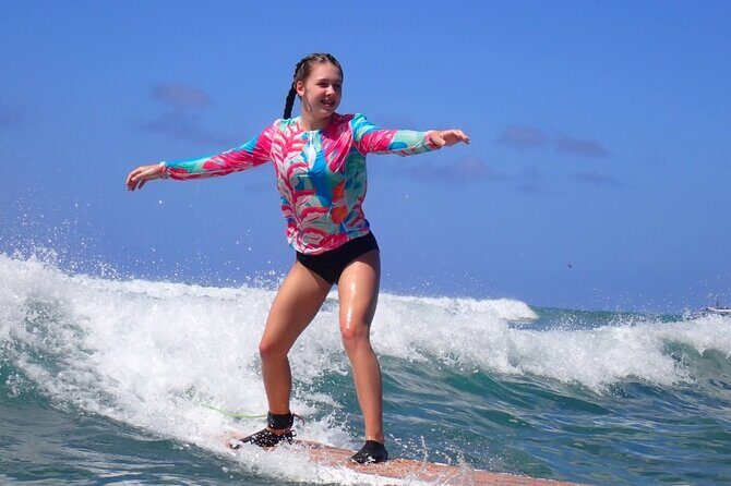Private Surf Lesson in Waikiki - What about the waves and the “Waikiki spot” feel?