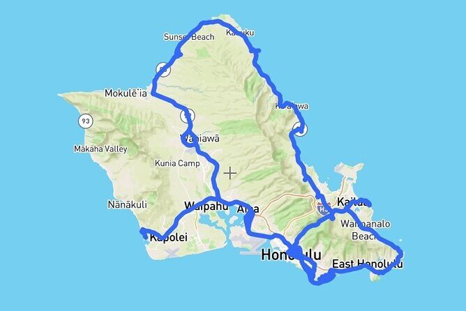 Self-Guided Audio Driving Tour in Oahu Hawaii - Price and value: $19.99 for up to 8 people is the point