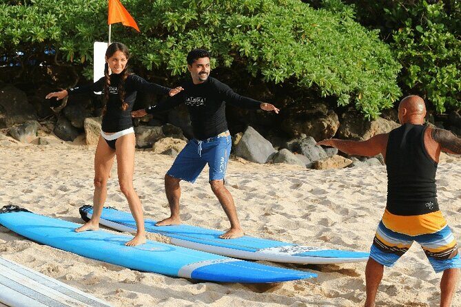 Surf Lessons on the North Shore Great for Families and all Ages - Practical expectations: what you’ll do on the sand vs in the surf