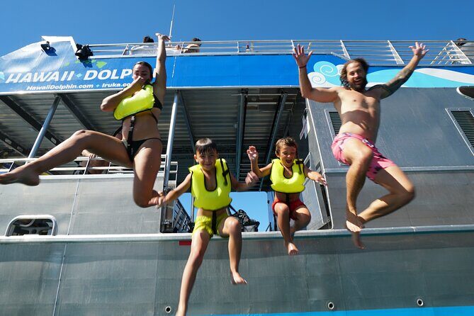 Swim with Dolphins Catamaran with Waterslide & Lunch on Oahu - Dolphin swim chances aren’t a guarantee (and that’s the honest part)