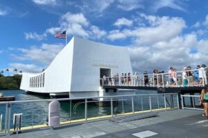 Tribute to Pearl Harbor Arizona Memorial Tour - The USS Arizona Memorial: Navy shuttle, documentary, and the black tears
