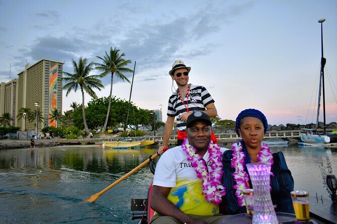 Valentine's Private Gondola Cruise in Waikiki with Drinks, Pastry - From Ala Wai Boat Harbor: Timing, Duration, and How the Cruise Feels