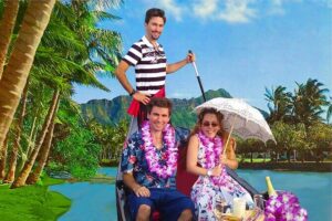 Valentine's Waikiki Gondola Cruise - Ala Wai harbor and canal: your core glide past Waikiki