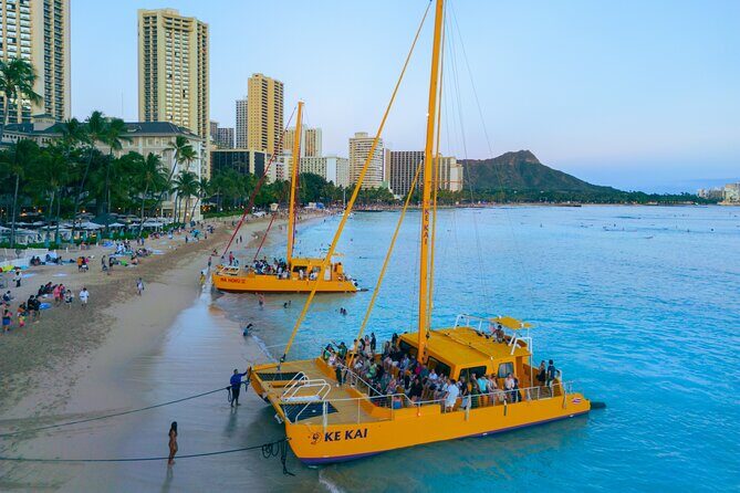Waikiki Beach Sunset Sail - Board at Ke Kai Catamaran on Kalākaua Ave (and why it matters)