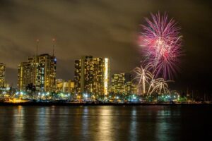 Waikiki: Friday Night Fireworks Catamaran Cruise - Ala Wai Yacht Harbor: The View Starts Before the Fireworks