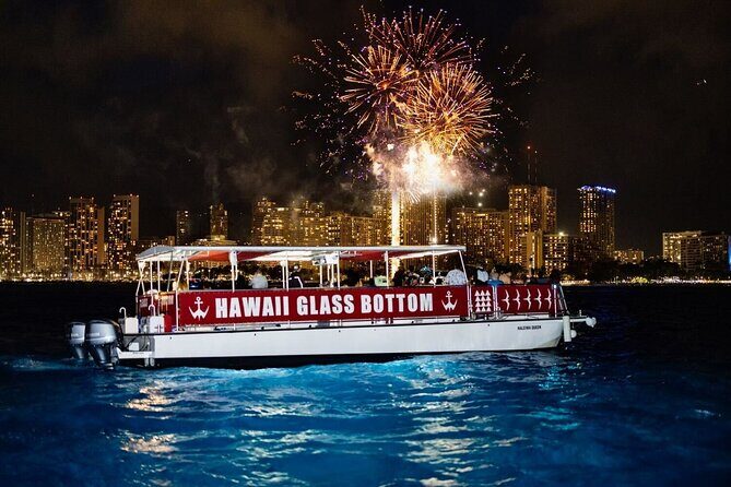 Waikiki Glass Bottom Boat Fireworks Tour - The Route: Cruising Waikiki Toward Diamond Head