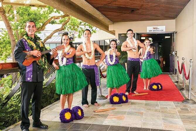 Waikiki Luau Buffet with Optional Rock-A-Hula Show Ticket - The Big Pitch: Buffet Dinner Meets Rock-a-Hula